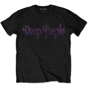 Deep Purple - Vtge Logo Uni Bl ryhmässä Minishops / Deep Purple @ Bengans Skivbutik AB (4281828r)