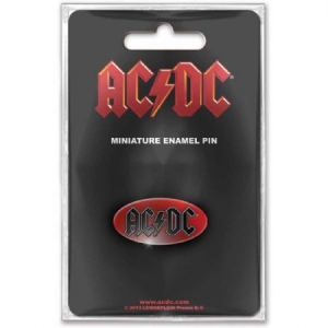 AC/DC - AC/DC Mini Pin Badge: Oval Logo ryhmässä MERCH @ Bengans Skivbutik AB (4284679)