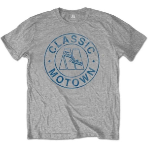 Motown - Classic Circle Logo Uni Grey ryhmässä MERCH @ Bengans Skivbutik AB (4287021r)