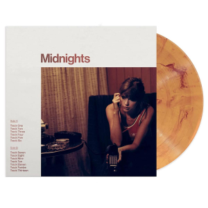 Taylor Swift - Midnights (Blood Moon Vinyl) ryhmässä VINYYLI / Vinyylimenestykset 2020-luku @ Bengans Skivbutik AB (4289944)