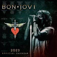 Bon Jovi - Bon Jovi 2023 Calendar Square, Official ryhmässä Minishops / Bon Jovi @ Bengans Skivbutik AB (4291489)