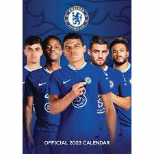 Chelsea FC - Chelsea FC 2023 Calendar A3, Official Pr ryhmässä MERCH / Kalenterit Varastomyynnit @ Bengans Skivbutik AB (4291516)