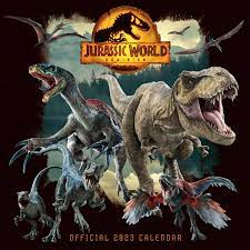 Jurassic World - Jurassic World 2023 Calendar Square, Off ryhmässä MERCH @ Bengans Skivbutik AB (4292800)