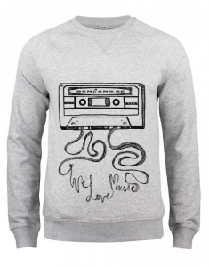 Bengans Sweatshirt - Cassette WLM ryhmässä Bengans Official Merch @ Bengans Skivbutik AB (4294073r)