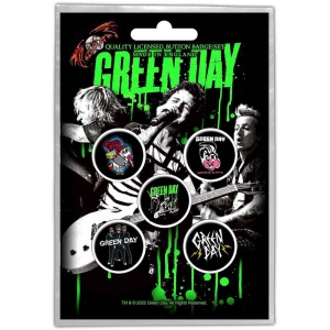 Green Day - Revolution Button Badge Pack ryhmässä MERCH @ Bengans Skivbutik AB (4294311)