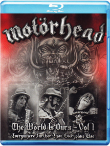 Motörhead - The Wörld Is Ours - Vol 1 Ever ryhmässä Musiikki / Musiikki Blu-Ray / Hårdrock/ Heavy metal @ Bengans Skivbutik AB (4301288)