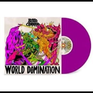 Blood Command - World Domination (Neon Violet Vinyl ryhmässä VINYYLI @ Bengans Skivbutik AB (4302061)