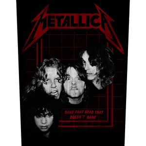 Metallica - Bang That Head Back Patch ryhmässä MERCH @ Bengans Skivbutik AB (4302334)