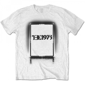 The 1975 - Black Tour (Small) Unisex White T-Shirt ryhmässä MERCH @ Bengans Skivbutik AB (4302845)