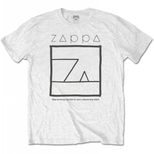 Frank Zappa - Drowning Witch (Small) Unisex White T-Shirt ryhmässä Minishops / Frank Zappa @ Bengans Skivbutik AB (4302851)