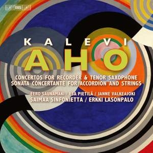 Aho Kalevi - Concertante Works For Recorder, Sax ryhmässä Musiikki / SACD / Klassiskt @ Bengans Skivbutik AB (4303073)