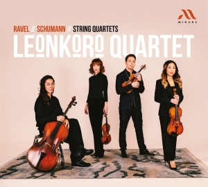 Leonkoro Quartet - Ravel Schumann String Quartets ryhmässä CD @ Bengans Skivbutik AB (4303118)