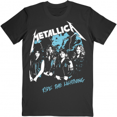 Metallica - Vintage Ride The Lightning (Small) Unisex T-Shirt ryhmässä MERCH @ Bengans Skivbutik AB (4304015)