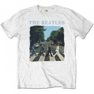 The Beatles - Packaged Abbey Road & Logo Uni Wht ryhmässä Minishops / Beatles @ Bengans Skivbutik AB (4304109r)