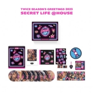 Twice - 2023 Season's Greetings (SECRET LIFE @HOUSE) + 9 Photocards ryhmässä Minishops / K-Pop Minishops / Twice @ Bengans Skivbutik AB (4306947)