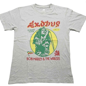 Bob Marley - 1977 Tour Uni Grey Dip-Dye ryhmässä Minishops / Bob Marley @ Bengans Skivbutik AB (4308577r)