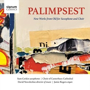 Sam Corkin The Choir Of Canterbury - Palimpsest - New Works From Old For ryhmässä CD @ Bengans Skivbutik AB (4309288)