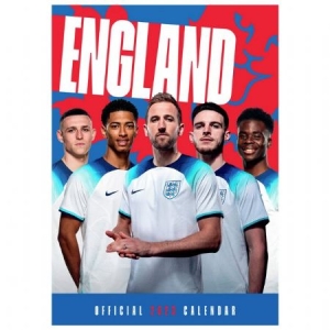 England - England Men Football 2023 A3 Calendar ryhmässä MERCH / Kalenterit Varastomyynnit @ Bengans Skivbutik AB (4313903)