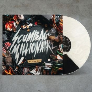 Scumbag Millionaire - All Time Low (Half Black/White Viny ryhmässä VINYYLI @ Bengans Skivbutik AB (4314319)