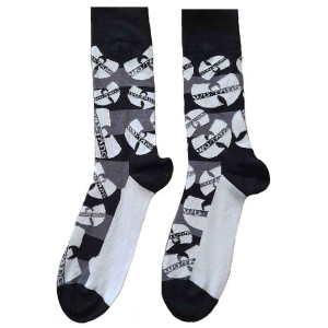 Wu-Tang Clan - Logos Monochrome Bl Socks (Eu 40-45) ryhmässä MERCHANDISE / Merch / Hip Hop-Rap @ Bengans Skivbutik AB (4338967)