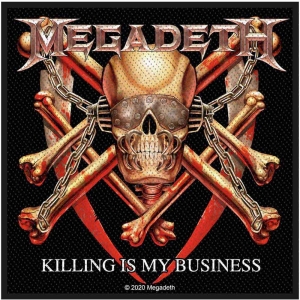 Megadeth - Killing Is My Business Standard Patch ryhmässä Minishops / Megadeth @ Bengans Skivbutik AB (4359322)