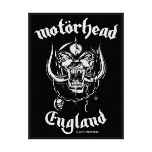 Motorhead - England Standard Patch ryhmässä Minishops / Motörhead @ Bengans Skivbutik AB (4359365)