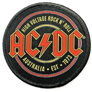 Ac/Dc - Est. 1973 Printed Patch ryhmässä Minishops / AC/DC @ Bengans Skivbutik AB (4359374)