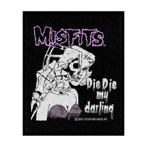 Misfits - Die Die My Darling Standard Patch ryhmässä Minishops / Misfits @ Bengans Skivbutik AB (4359380)