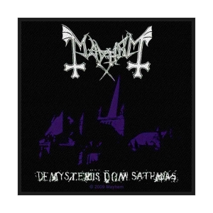 Mayhem - De Mysteriis Dom Sathanas Standard Patch ryhmässä MERCH @ Bengans Skivbutik AB (4359383)