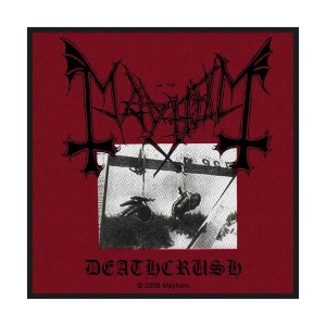 Mayhem - Deathcrush Standard Patch ryhmässä MERCH @ Bengans Skivbutik AB (4359384)