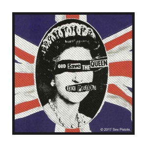 Sex Pistols - God Save The Queen Retail Packaged Patch ryhmässä Minishops / Sex Pistols @ Bengans Skivbutik AB (4359389)