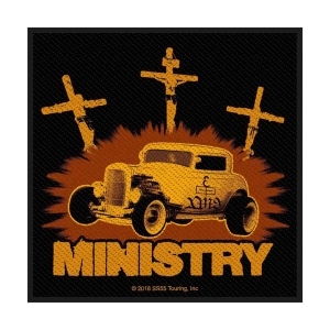 Ministry - Jesus Built My Hotrod Standard Patch ryhmässä Minishops / Ministry @ Bengans Skivbutik AB (4359407)