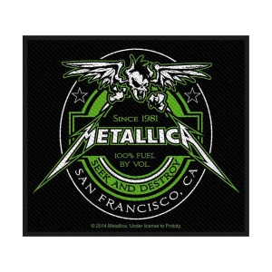 Metallica - Beer Label Standard Patch ryhmässä MERCH @ Bengans Skivbutik AB (4359410)