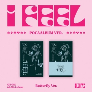 (G)I-DLE - 6th Mini Album (I feel) PocaAlbum Ver. (Butterfly Ver.) (NO CD, ONLY DIGITAL COD ryhmässä CD @ Bengans Skivbutik AB (4359440)