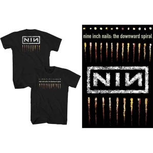 Nine Inch Nails - Downward Spiral Uni Bl T-Shirt ryhmässä Minishops / Nine Inch Nails @ Bengans Skivbutik AB (4366596r)