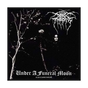 Darkthrone - Under A Funeral Moon Standard Patch ryhmässä Minishops / Darkthrone @ Bengans Skivbutik AB (4379235)