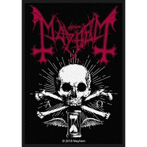 Mayhem - Alpha Omega Daemon Standard Patch ryhmässä MERCH @ Bengans Skivbutik AB (4379248)