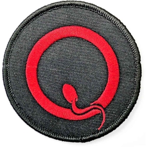 Queens Of The Stone Age - Q Logo Woven Patch ryhmässä Minishops / Queens Of The Stone Age @ Bengans Skivbutik AB (4379908)