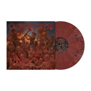 Cannibal Corpse - Chaos Horrific (Burned Flesh Marble ryhmässä Minishops / Cannibal Corpse @ Bengans Skivbutik AB (4385525)