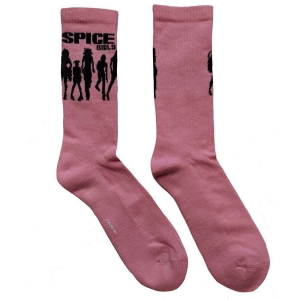 Spice Girls - Silhouette Uni Pink Socks (Eu 40-45) ryhmässä MERCH @ Bengans Skivbutik AB (4395726)