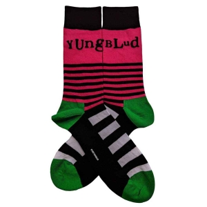 Yungblud - Logo & Stripes Uni Bl Socks (Eu 40-45) ryhmässä MERCH @ Bengans Skivbutik AB (4395729)