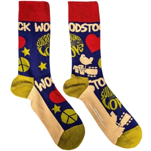 Woodstock - Surround Yourself Navy Socks (Eu 40-45) ryhmässä MERCH @ Bengans Skivbutik AB (4395730)