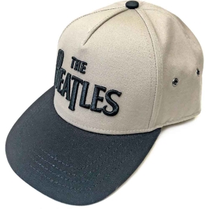 The Beatles - Drop T Logo Sand/Bl Snapback C ryhmässä Minishops / Beatles @ Bengans Skivbutik AB (4395755)