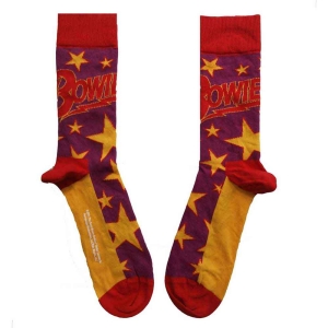 David Bowie - Stars Infill Uni Purp Socks (Eu 40-45) ryhmässä Minishops / David Bowie / David Bowie Merch @ Bengans Skivbutik AB (4399088)