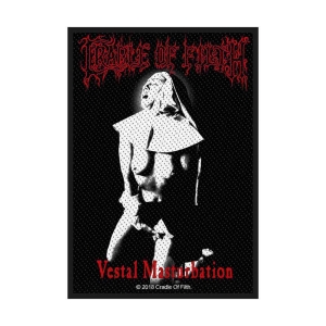 Cradle Of Filth - Vestal Masturbation Standard Patch ryhmässä Minishops / Cradle Of Filth @ Bengans Skivbutik AB (4400361)