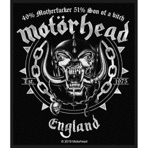 Motorhead - Ball & Chain Standard Patch ryhmässä Minishops / Motörhead @ Bengans Skivbutik AB (4400362)