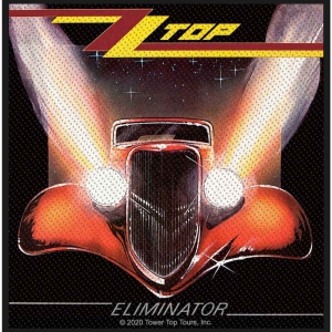 Zz Top - Eliminator Standard Patch ryhmässä MERCH @ Bengans Skivbutik AB (4400368)