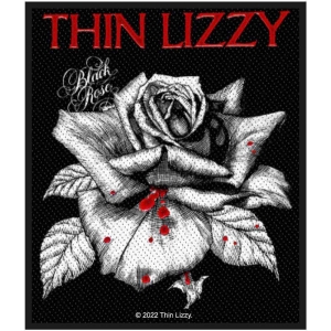 Thin Lizzy - Black Rose Standard Patch ryhmässä Minishops / Thin Lizzy @ Bengans Skivbutik AB (4400383)