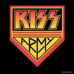 Kiss - Army Pennant Individual Cork Coaster ryhmässä MERCH @ Bengans Skivbutik AB (4400408)