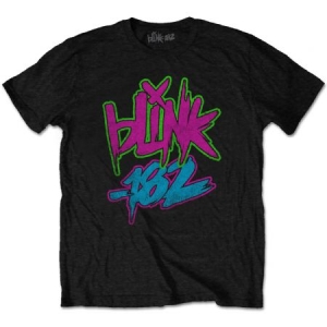 Blink-182 Unisex T-Shirt: Neon Logo (Small) ryhmässä Minishops / Blink-182 @ Bengans Skivbutik AB (4400459)